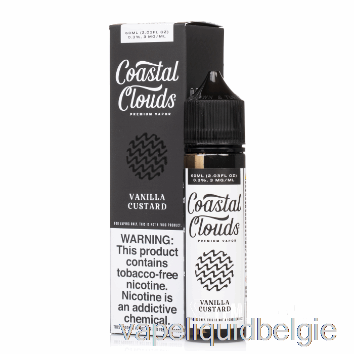 Vape België Vanillevla - Kustwolken Co. - 60 Ml 0 Mg